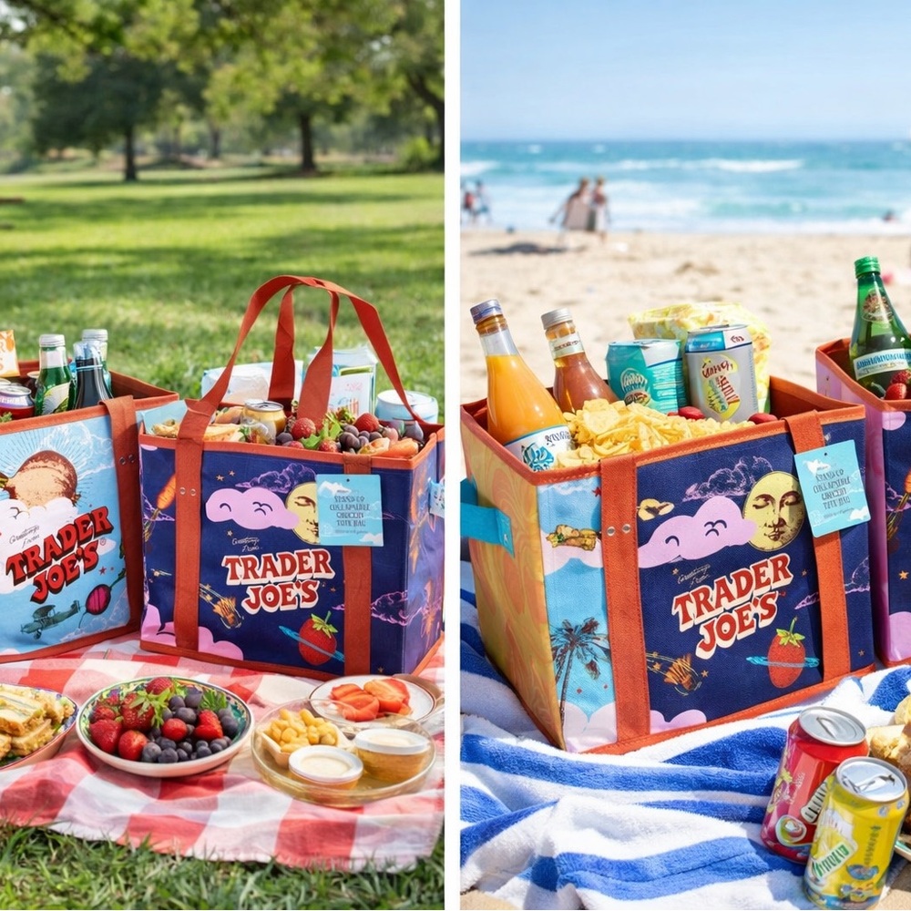 Trader Joe’s- Stand up Collapsable grocery tote